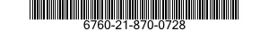 6760-21-870-0728  6760218700728 218700728