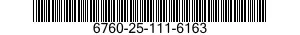 6760-25-111-6163  6760251116163 251116163