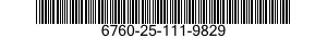 6760-25-111-9829  6760251119829 251119829