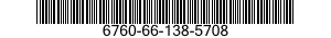 6760-66-138-5708  6760661385708 661385708