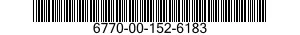 6770-00-152-6183 FILM,PHOTOGRAPHIC,PROCESSED 6770001526183 001526183
