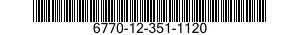 6770-12-351-1120 FILM,PHOTOGRAPHIC,PROCESSED 6770123511120 123511120