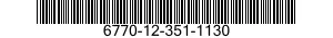 6770-12-351-1130 FILM,PHOTOGRAPHIC,PROCESSED 6770123511130 123511130