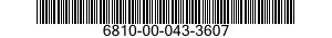 6810-00-043-3607  6810000433607 000433607