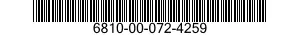 6810-00-072-4259  6810000724259 000724259