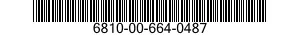 6810-00-664-0487  6810006640487 006640487