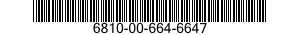 6810-00-664-6647  6810006646647 006646647