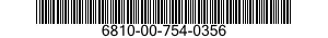 6810-00-754-0356  6810007540356 007540356