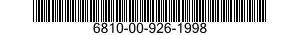 6810-00-926-1998  6810009261998 009261998