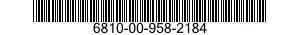 6810-00-958-2184  6810009582184 009582184