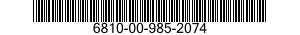 6810-00-985-2074  6810009852074 009852074