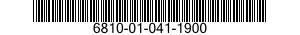 6810-01-041-1900  6810010411900 010411900