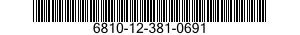6810-12-381-0691 ISOPROPYL ALCOHOL 6810123810691 123810691