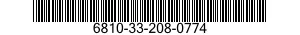 6810-33-208-0774 DISTILLED WATER 6810332080774 332080774