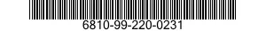 6810-99-220-0231  6810992200231 992200231