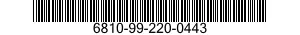 6810-99-220-0443  6810992200443 992200443