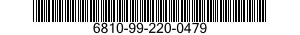 6810-99-220-0479 ACETIC ACID,GLACIAL,ANALYZED REAGENT 6810992200479 992200479