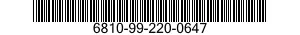 6810-99-220-0647  6810992200647 992200647