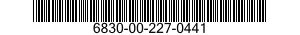 6830-00-227-0441 MONOCHLORODIFLUOROMETHANE,TECHNICAL 6830002270441 002270441