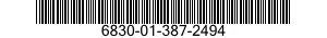 6830-01-387-2494 SPECIAL ITEM 6830013872494 013872494