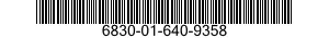 6830-01-640-9358 REFRIGERANT GAS MIXTURE 6830016409358 016409358