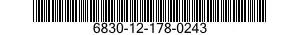 6830-12-178-0243 COMPRESSED AIR 6830121780243 121780243