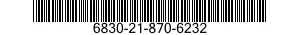 6830-21-870-6232 MONOCHLORODIFLUOROMETHANE,TECHNICAL 6830218706232 218706232