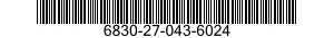 6830-27-043-6024 ARGON-CARBON DIOXIDE 6830270436024 270436024