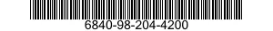 6840-98-204-4200 SANITIZER,GENERAL PURPOSE 6840982044200 982044200
