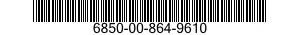 6850-00-864-9610  6850008649610 008649610