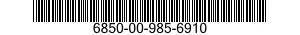 6850-00-985-6910  6850009856910 009856910