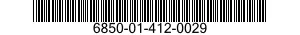 6850-01-412-0029 CLEANING COMPOUND,SOLVENT 6850014120029 014120029