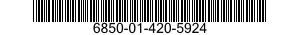 6850-01-420-5924 DEVELOPER,INDIRECT ELECTROSTATIC PROCESS 6850014205924 014205924