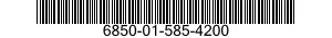 6850-01-585-4200 DEVELOPER,INDIRECT ELECTROSTATIC PROCESS 6850015854200 015854200