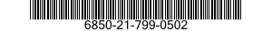 6850-21-799-0502 BLEACH,LAUNDRY,ORGANIC CHLORINE 6850217990502 217990502