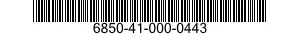 6850-41-000-0443 CLEANING COMPOUND,SOLVENT 6850410000443 410000443