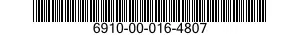 6910-00-016-4807  6910000164807 000164807