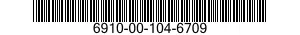 6910-00-104-6709  6910001046709 001046709