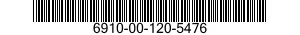6910-00-120-5476  6910001205476 001205476