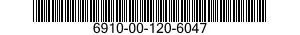 6910-00-120-6047  6910001206047 001206047