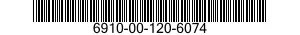 6910-00-120-6074  6910001206074 001206074