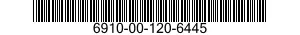 6910-00-120-6445  6910001206445 001206445