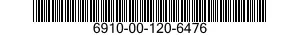 6910-00-120-6476  6910001206476 001206476