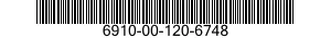 6910-00-120-6748  6910001206748 001206748
