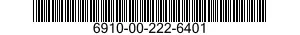 6910-00-222-6401  6910002226401 002226401