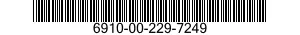 6910-00-229-7249  6910002297249 002297249