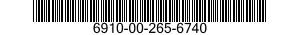 6910-00-265-6740  6910002656740 002656740