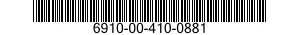 6910-00-410-0881 TRAINING AID,ROOM D 6910004100881 004100881