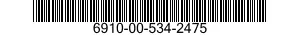 6910-00-534-2475  6910005342475 005342475