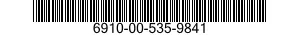 6910-00-535-9841  6910005359841 005359841
